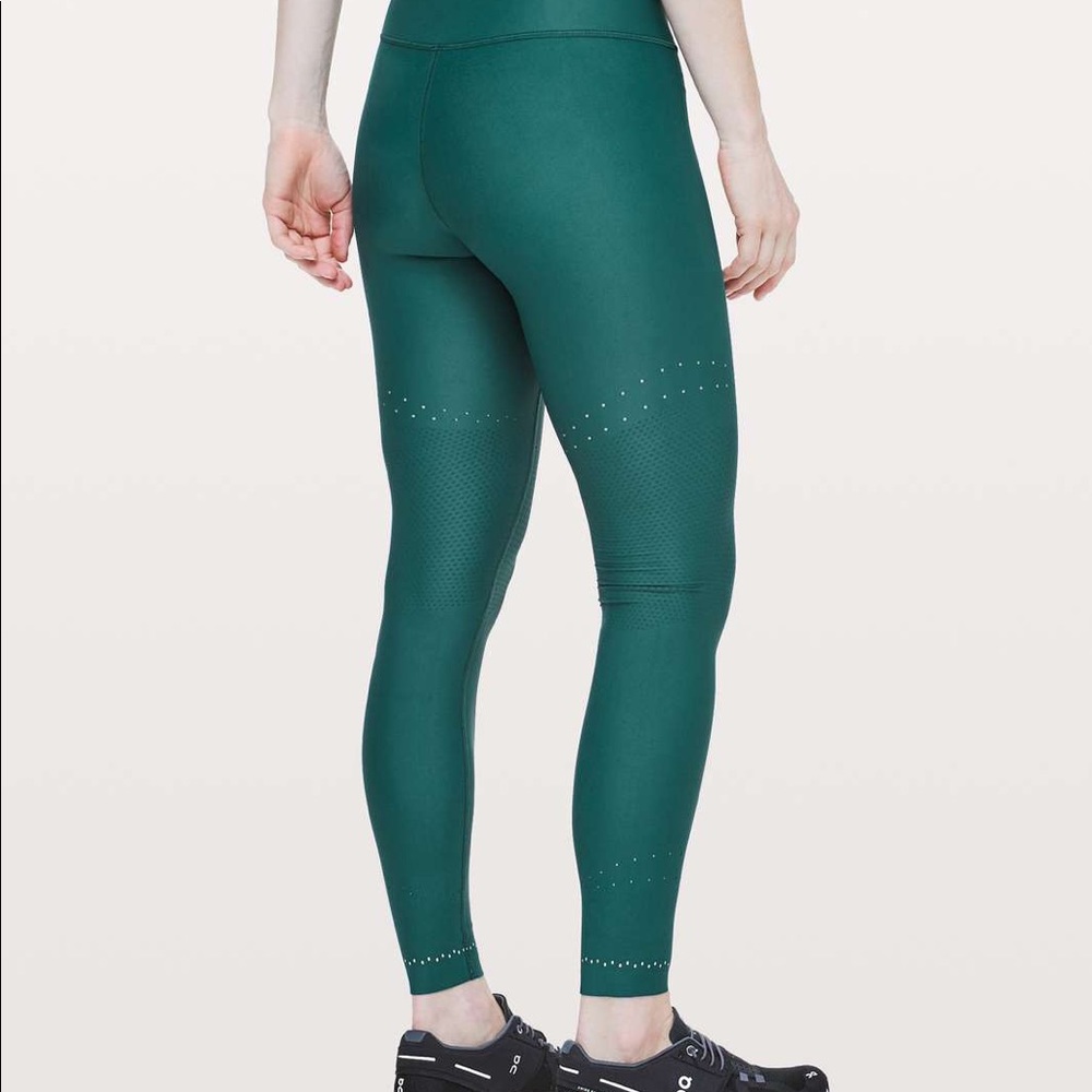 Lululemon Zoned In Tight JASPER GREEN